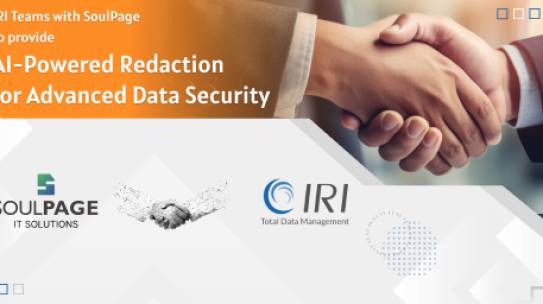 IRI DarkShield Gets Smarter with SoulPage’s AI-Driven PII Security